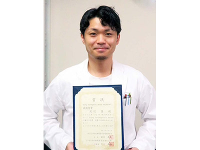 第172回日本循環器学会東北地方会において、当科の渡辺翼（大学院4年生）がYIA基礎部門最優秀賞を受賞しました。イメージ1